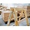 set (2) houten schragen