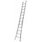 Aluminium enkele ladder uitgebogen