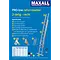Maxall 2-delige Reformladder met rechte bomen (6 t/m 14 sporten)