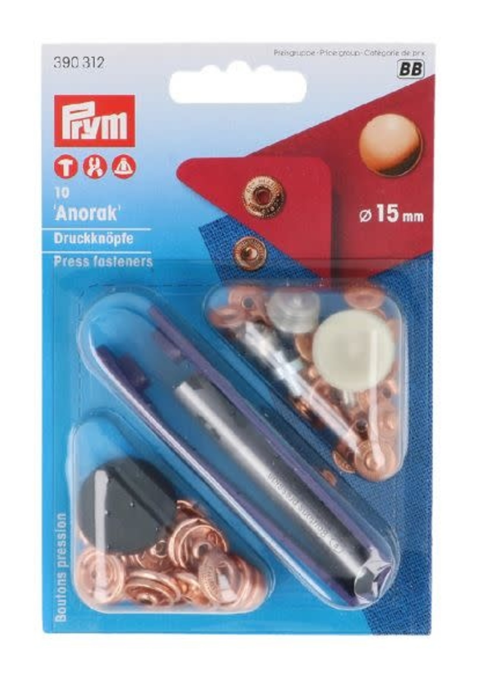 Prym Anorak drukknopen12 mm