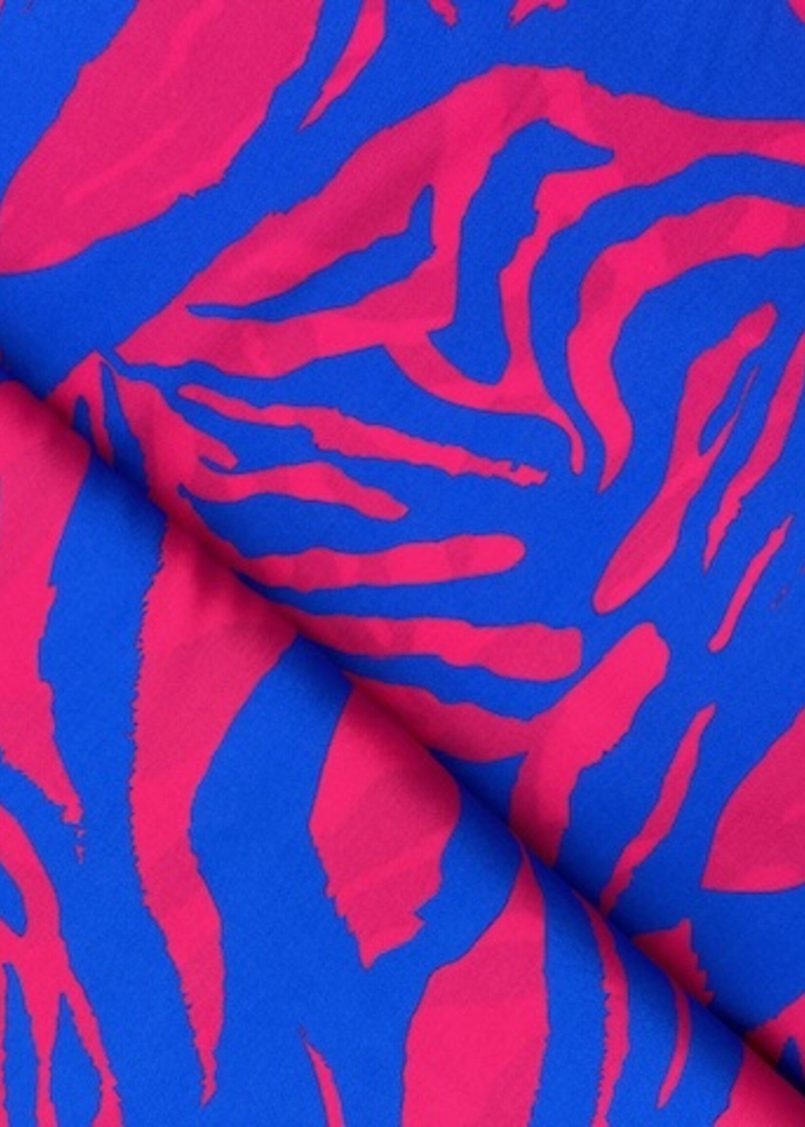 zebra blauw roze