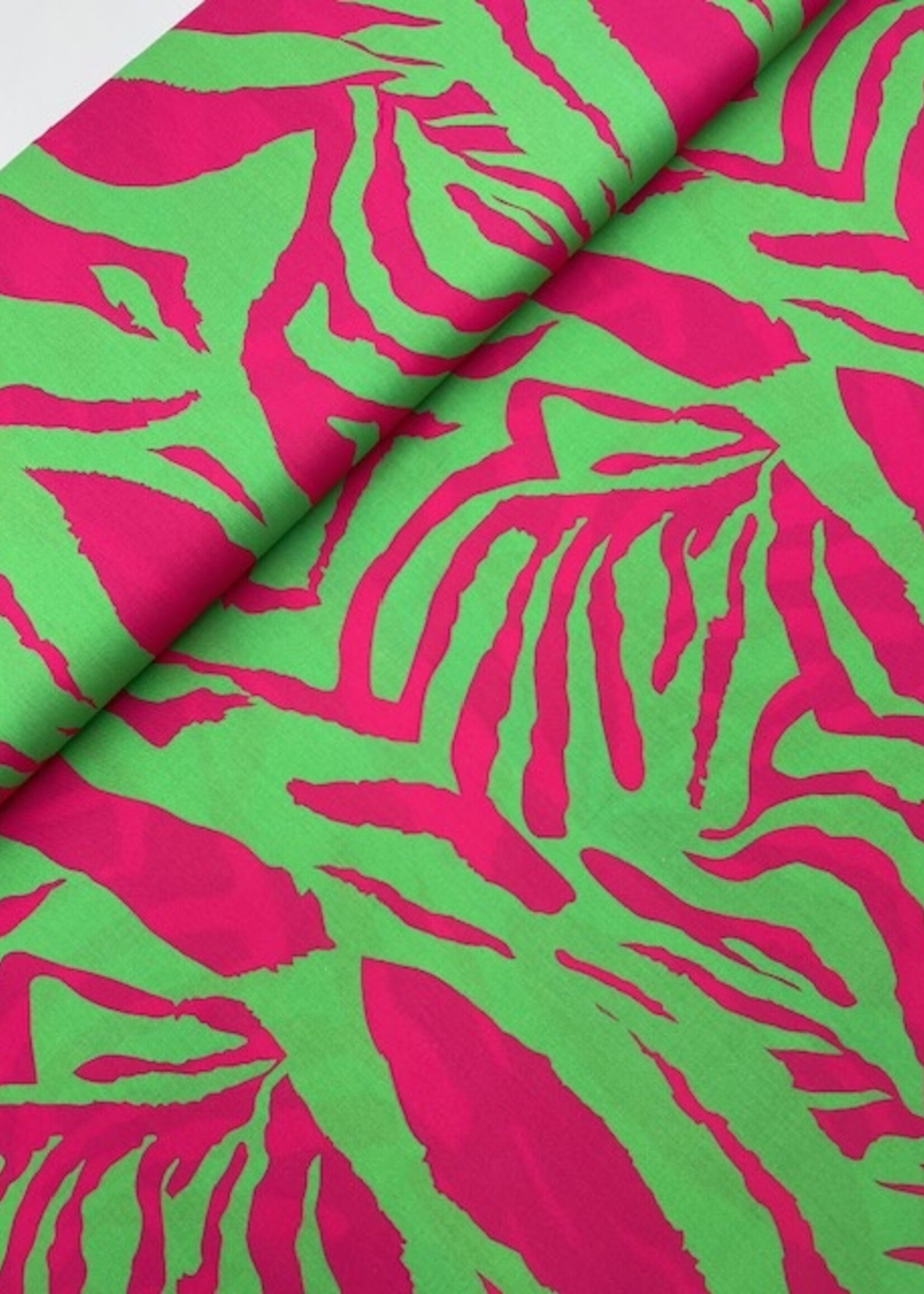 zebra groen roze