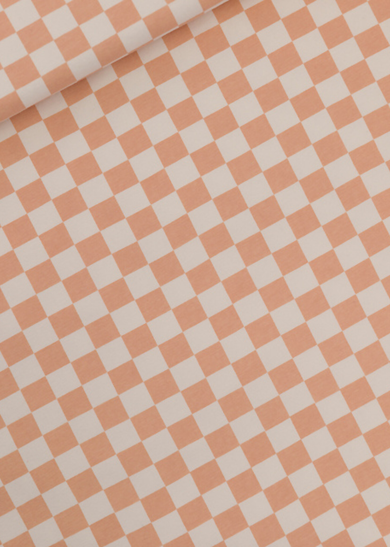 See You At Six checkers perzik french terry