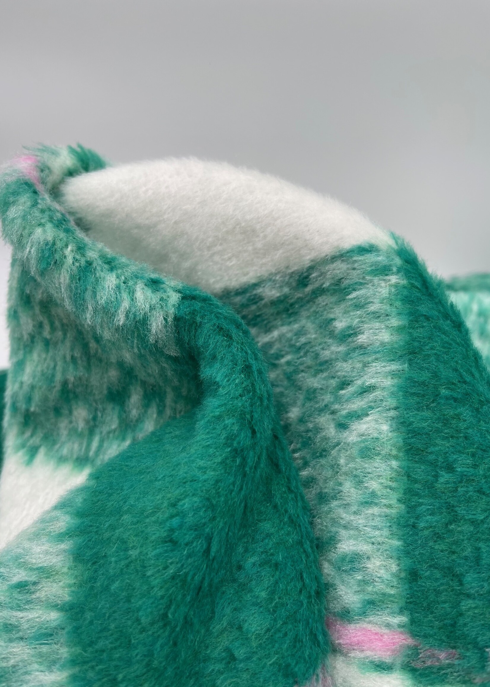 Polytex mantel groen ruit