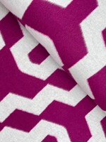A La Ville mantel fuschia print