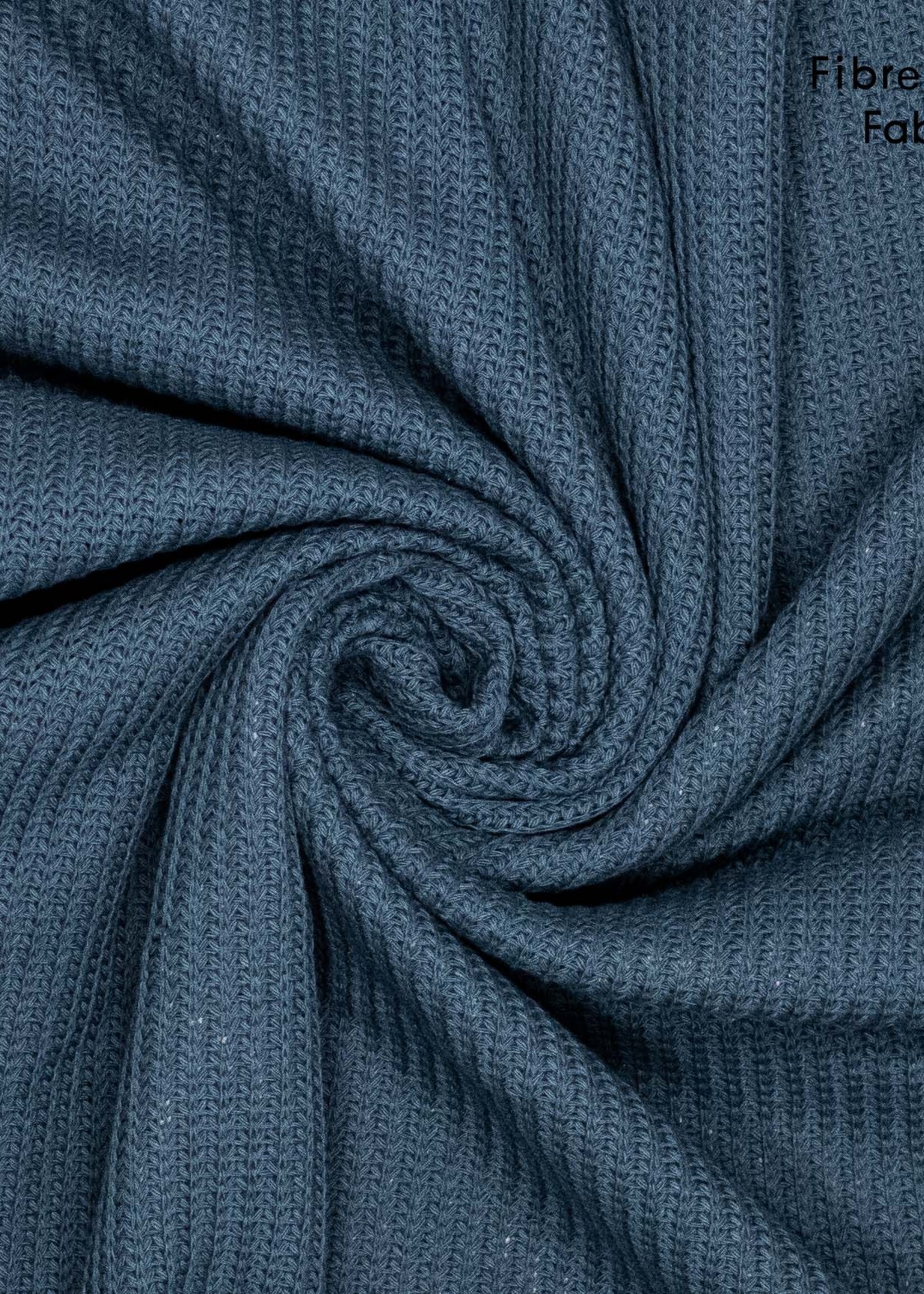Fibre Mood katoen blauw gebreid