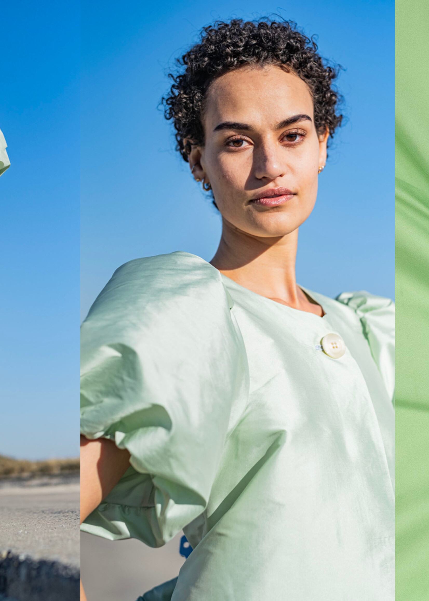 Fibre Mood taffeta groen