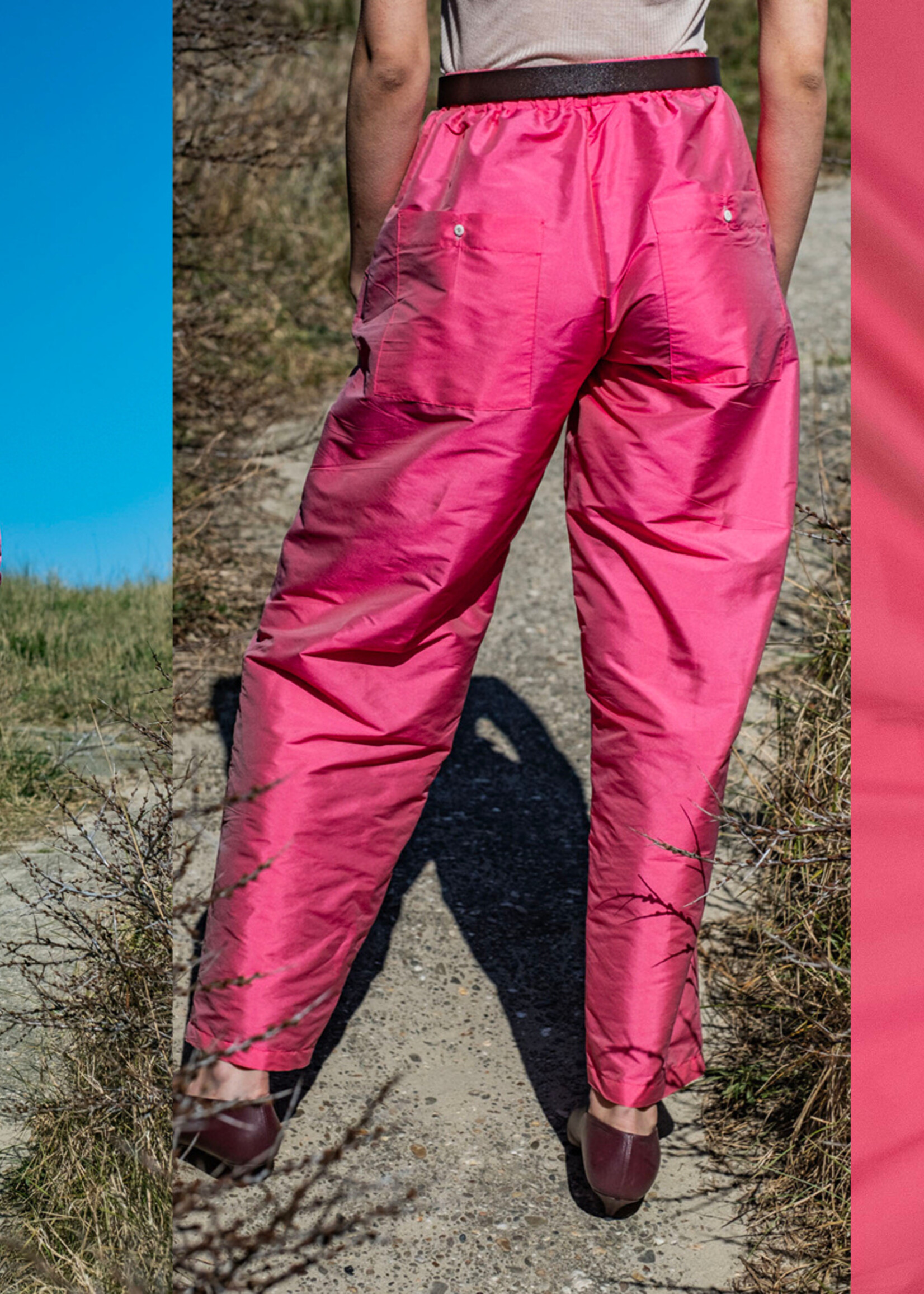 Fibre Mood taffeta roze