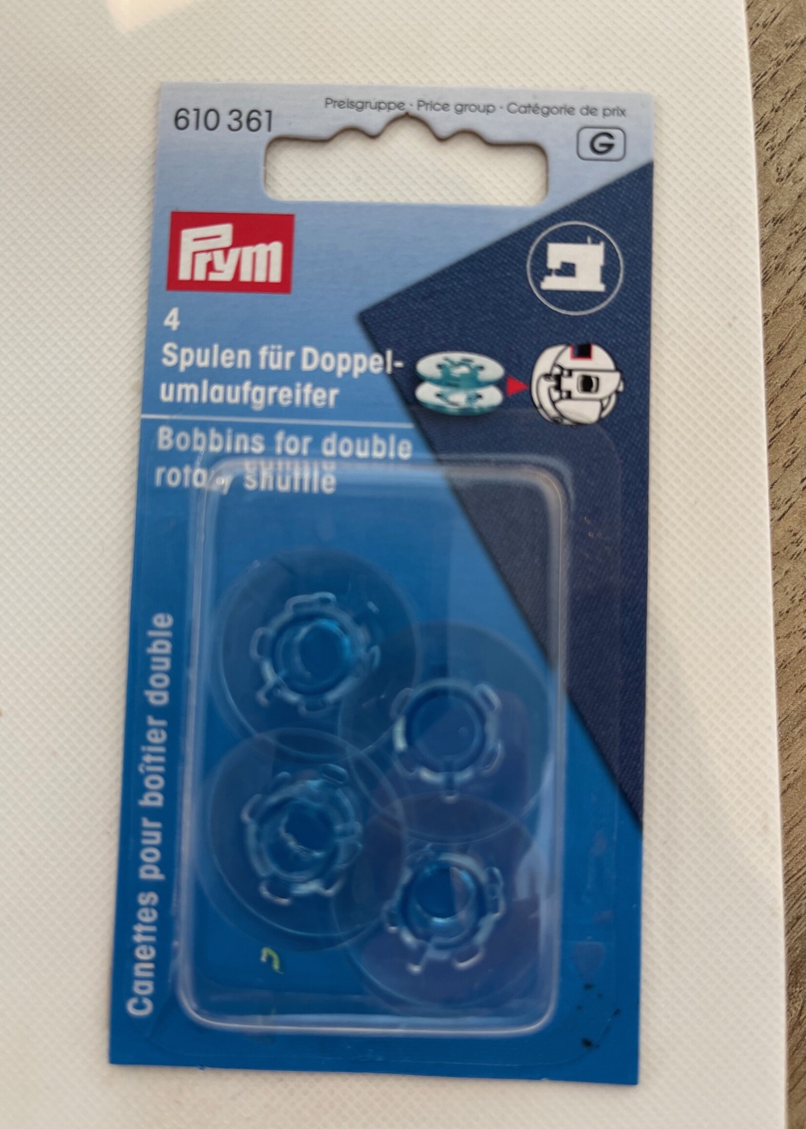 Prym naaimachinespoelen 21.9mm dubbele omloopgrijper