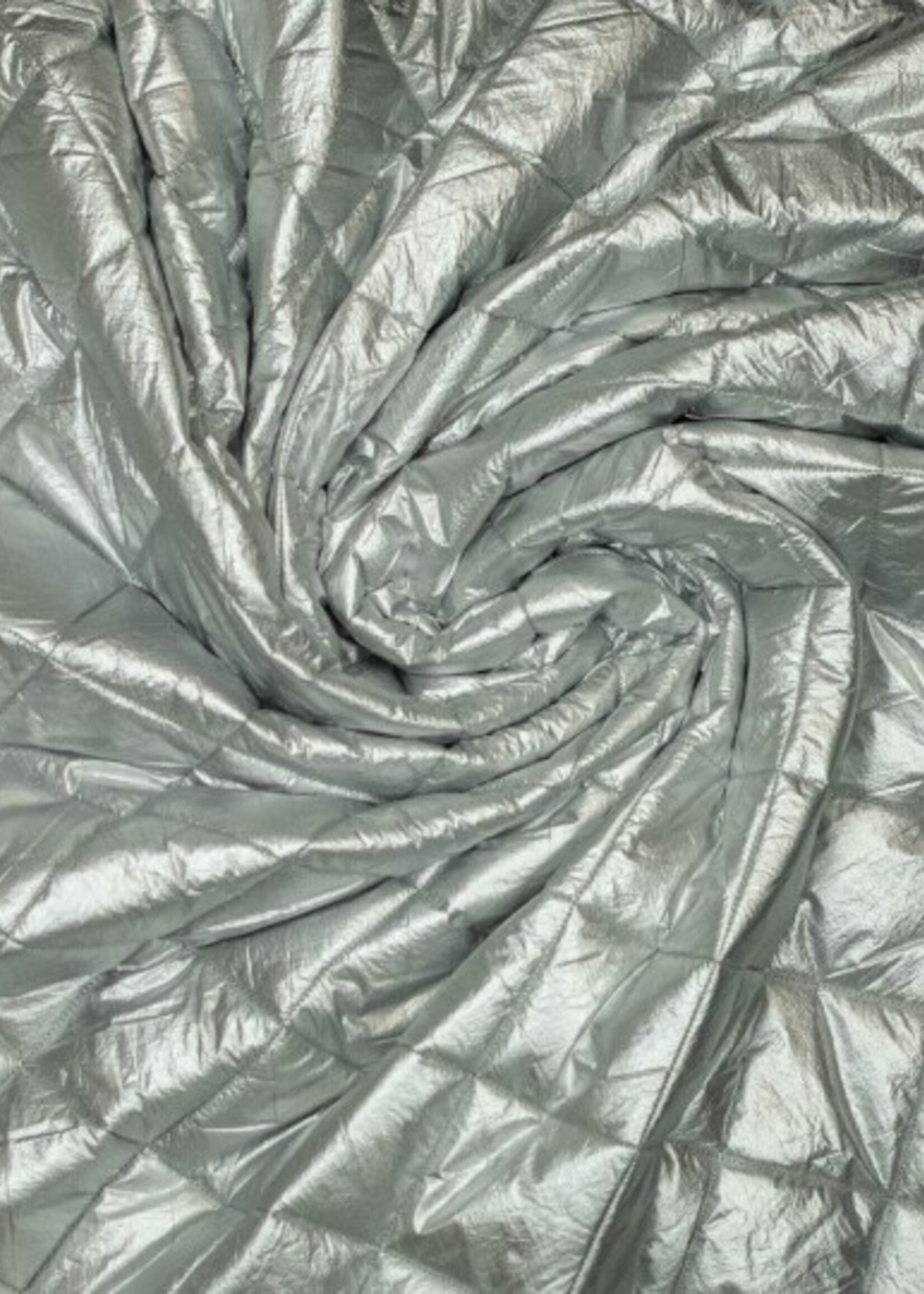 quilt metallic zilver