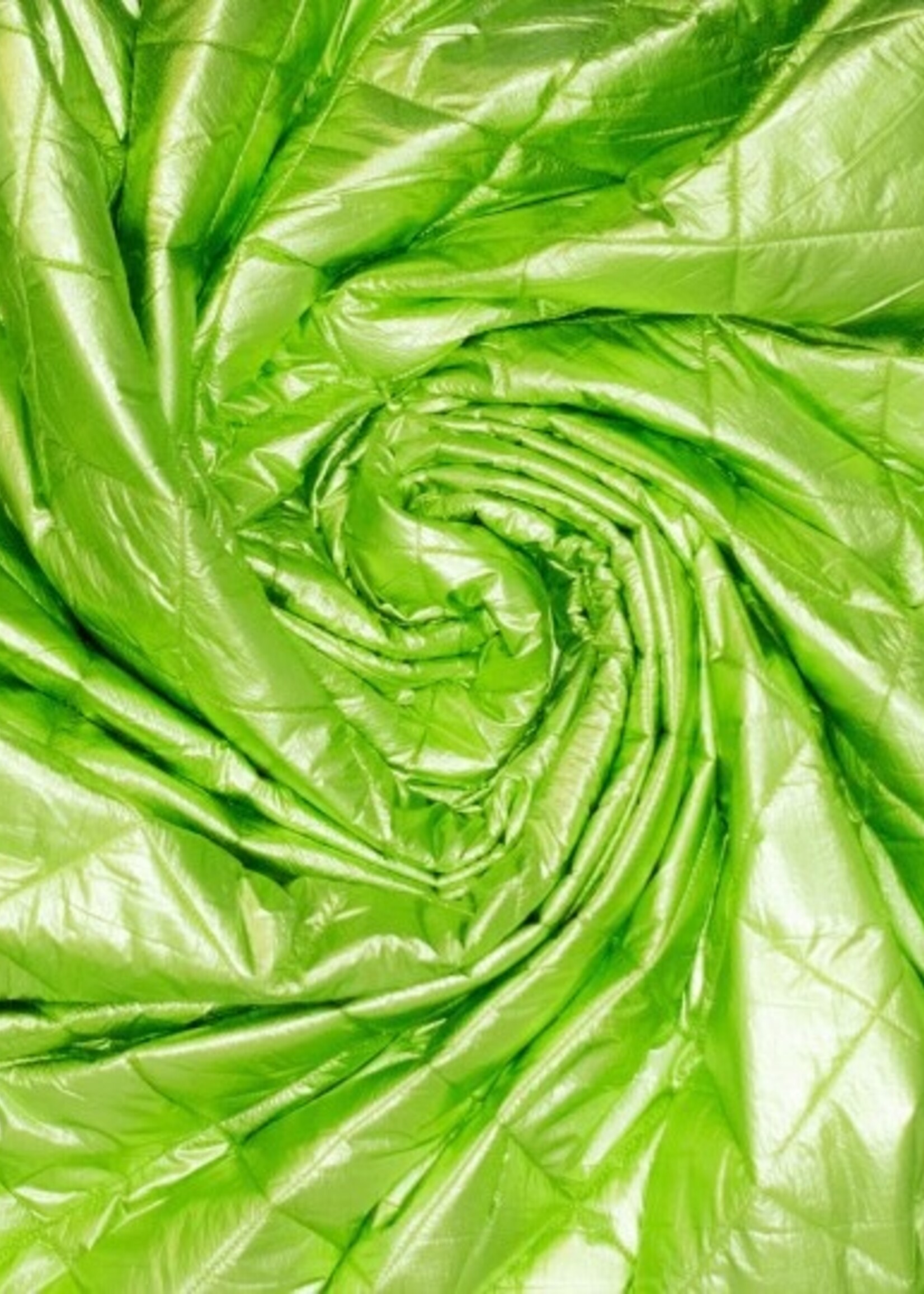 quilt metallic groen