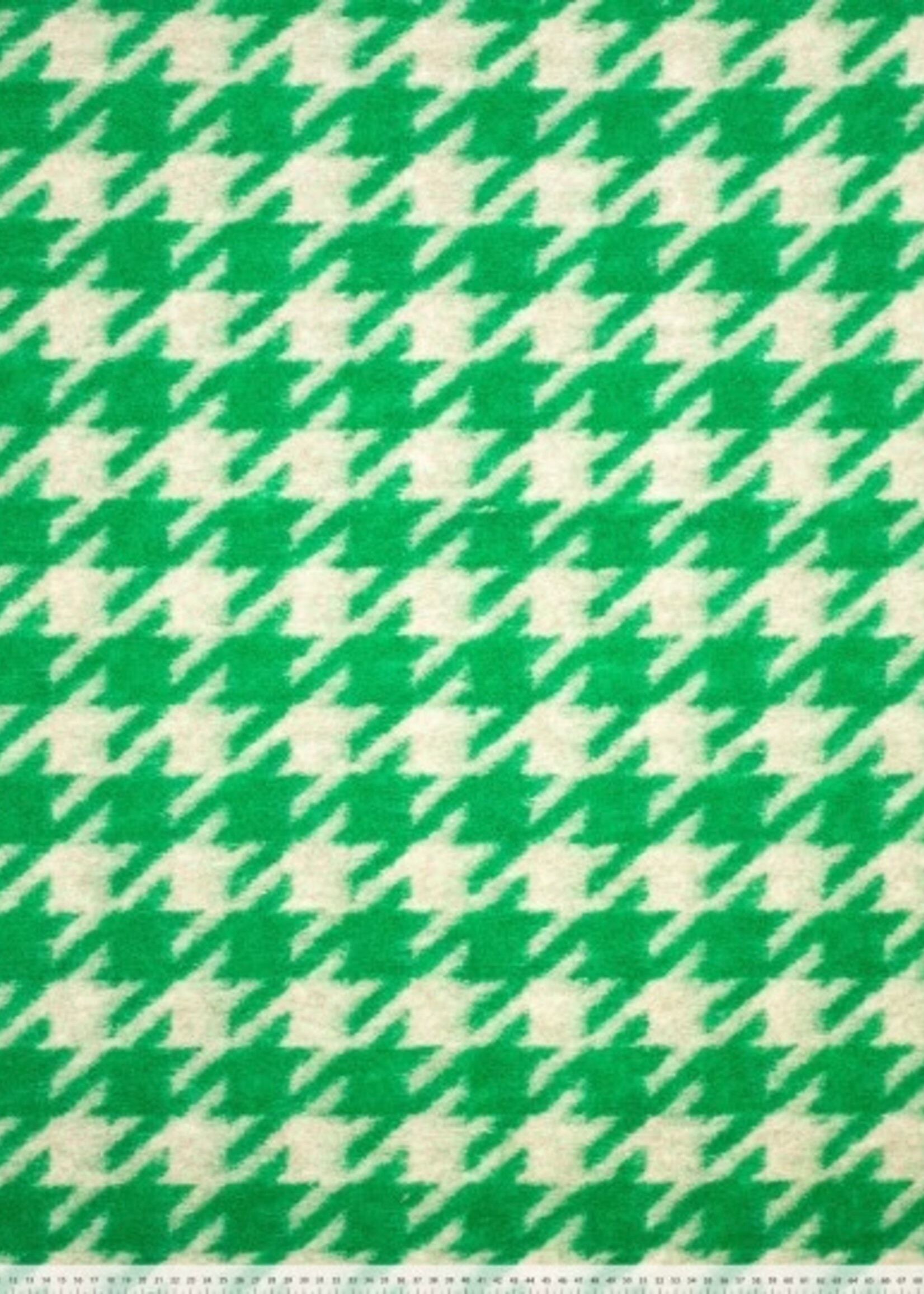 Mantel pied de poule groen