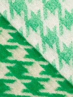 Mantel pied de poule groen