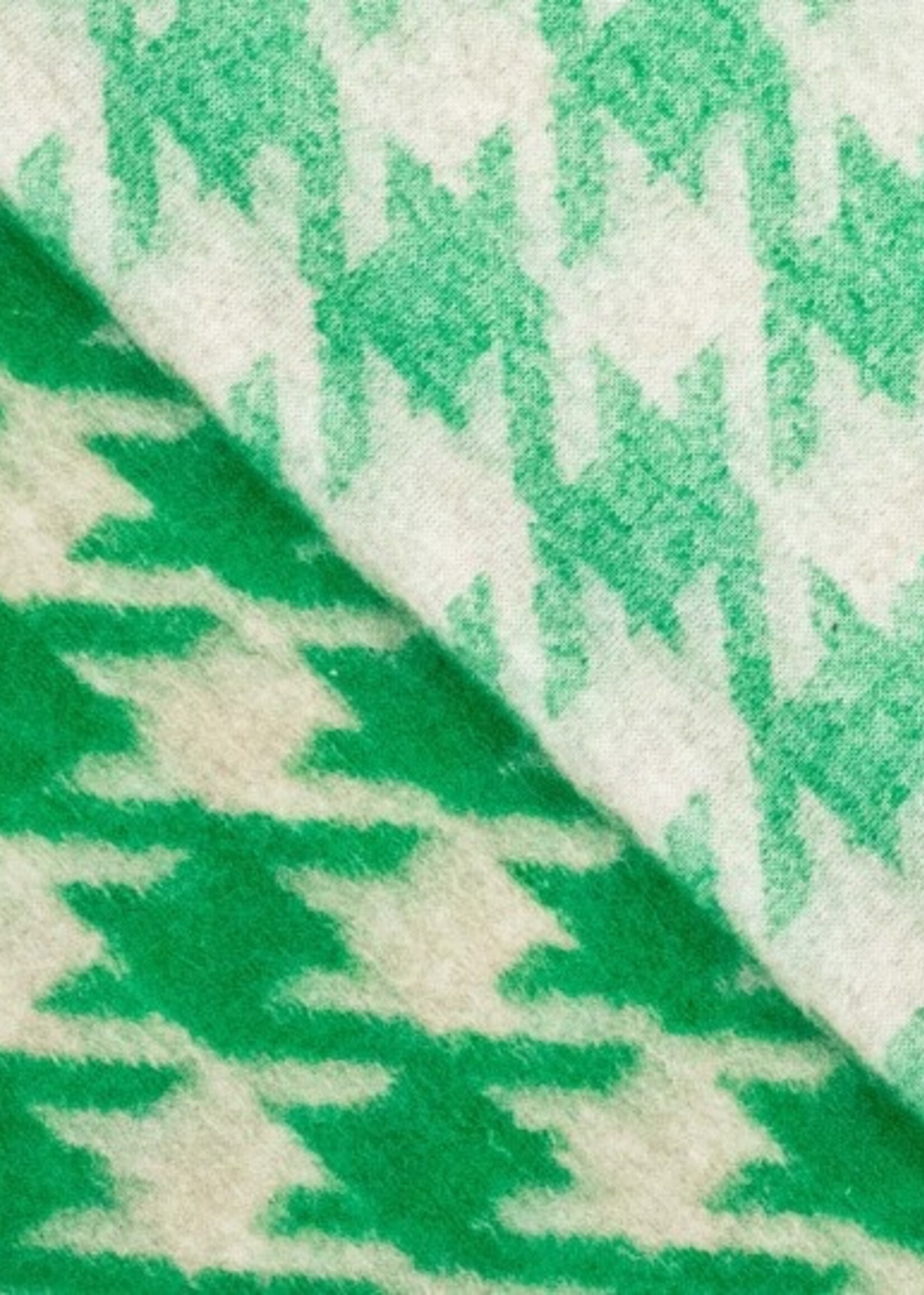 Mantel pied de poule groen