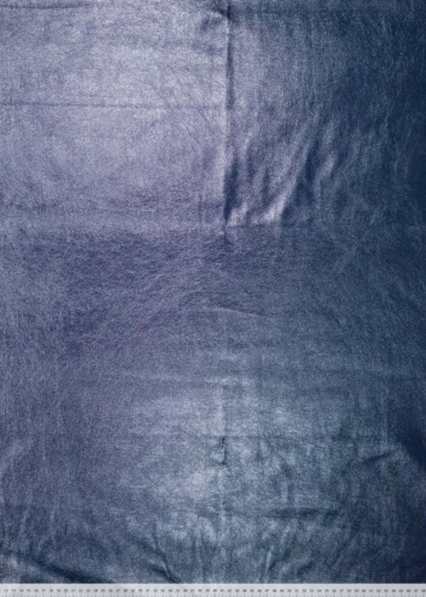 shiny leather blauw
