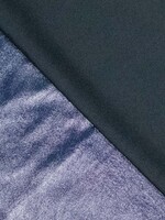 shiny leather blauw