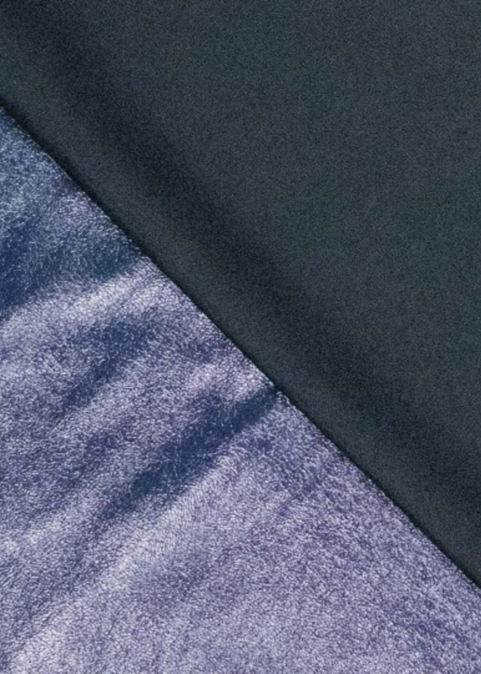 shiny leather blauw