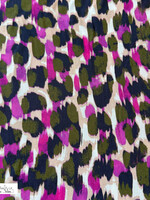 A La Ville Leopard groen blauw roze
