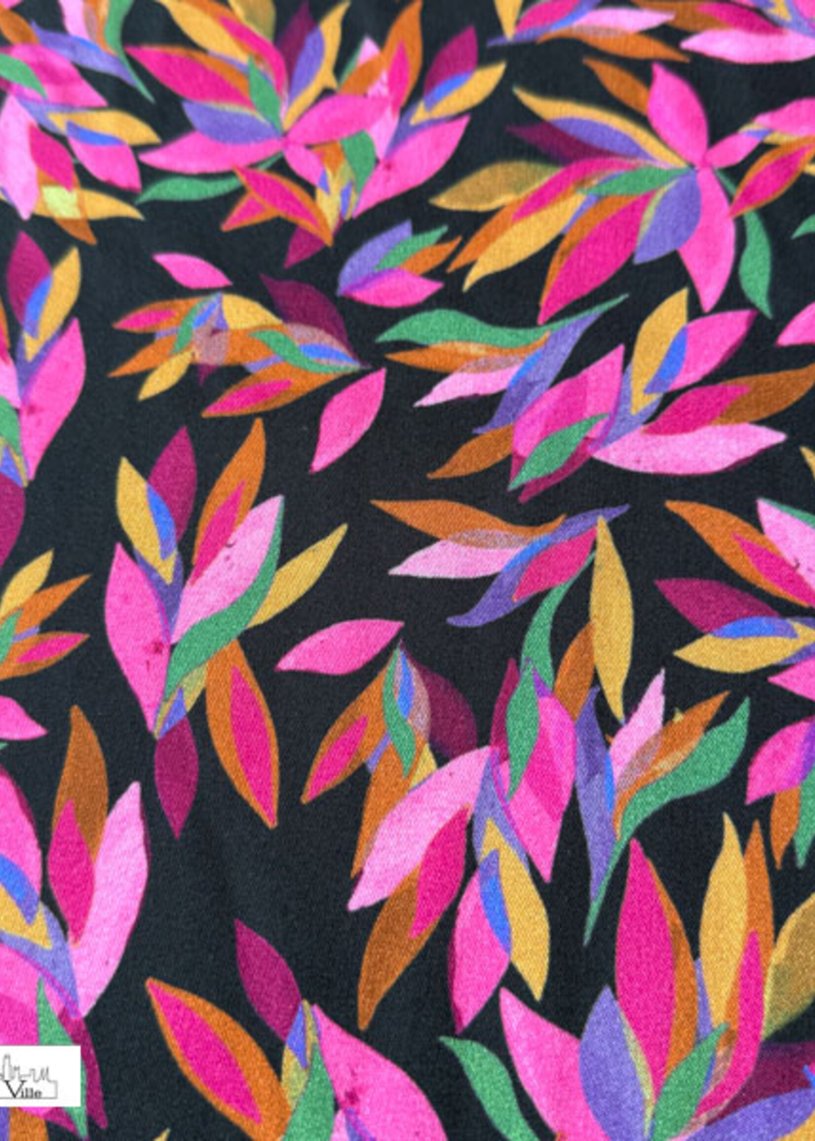 A La Ville Zwart fuschia bloem