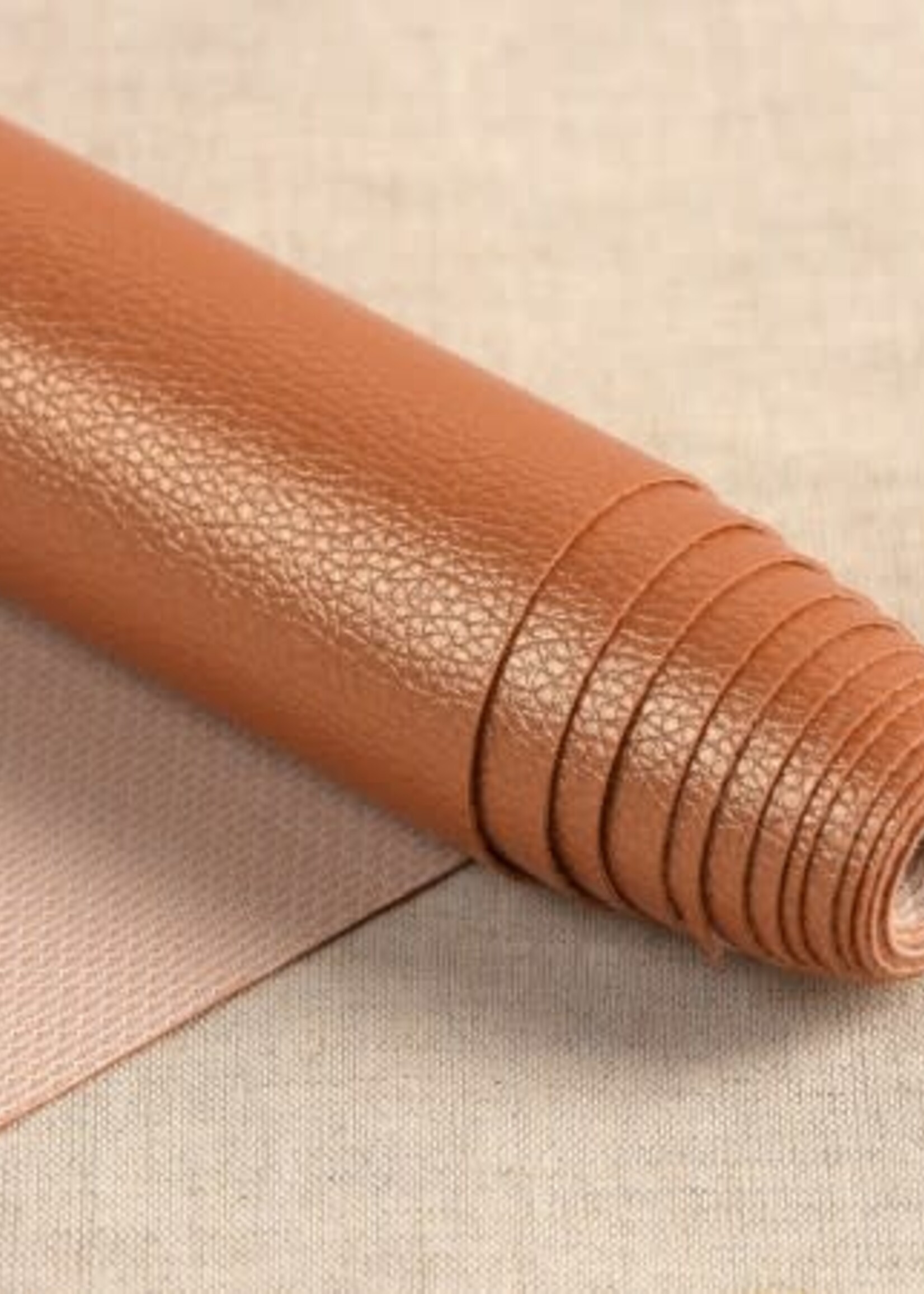 rol imitatieleder metallic goud