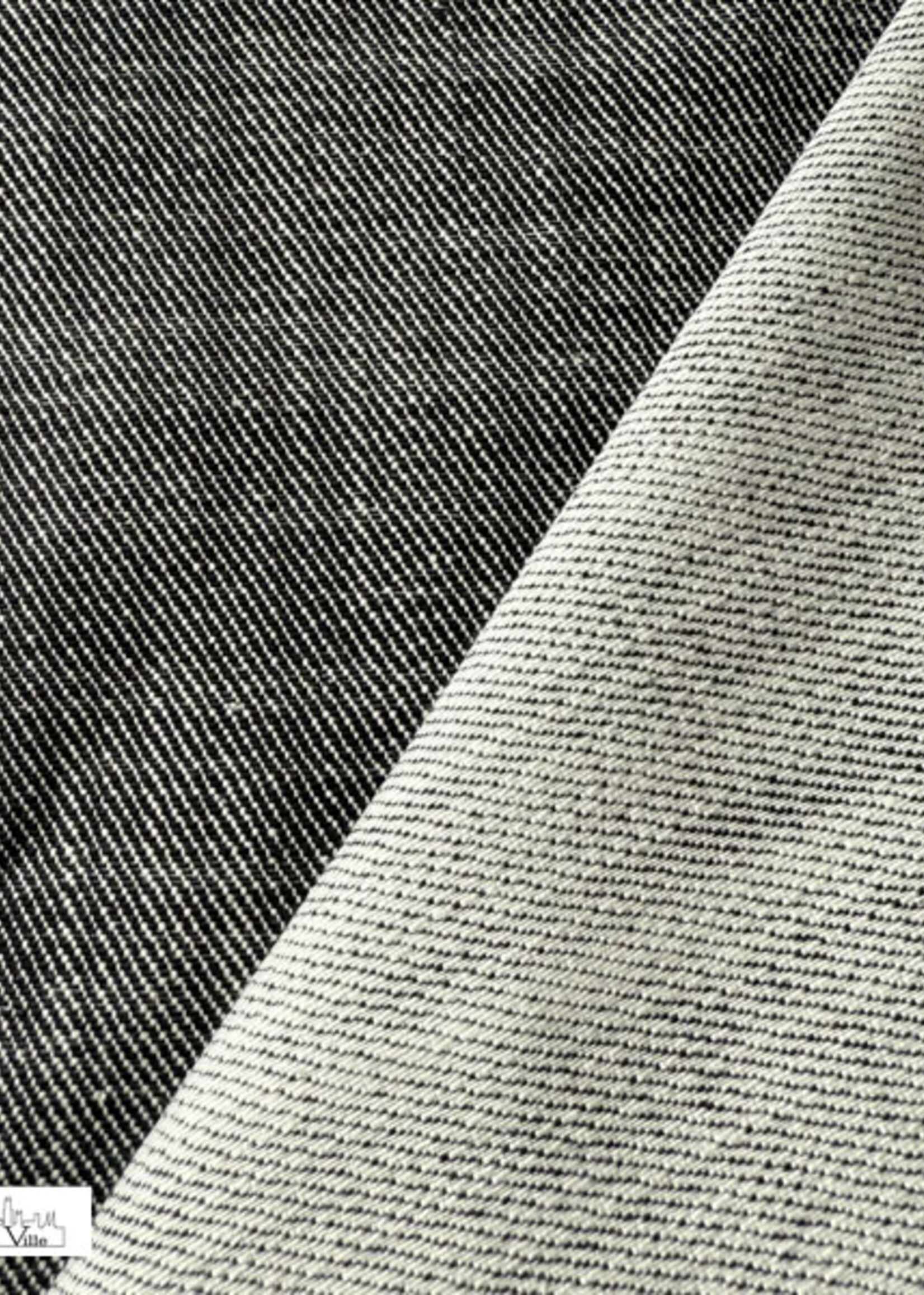 A La Ville Jeans structuur zwart