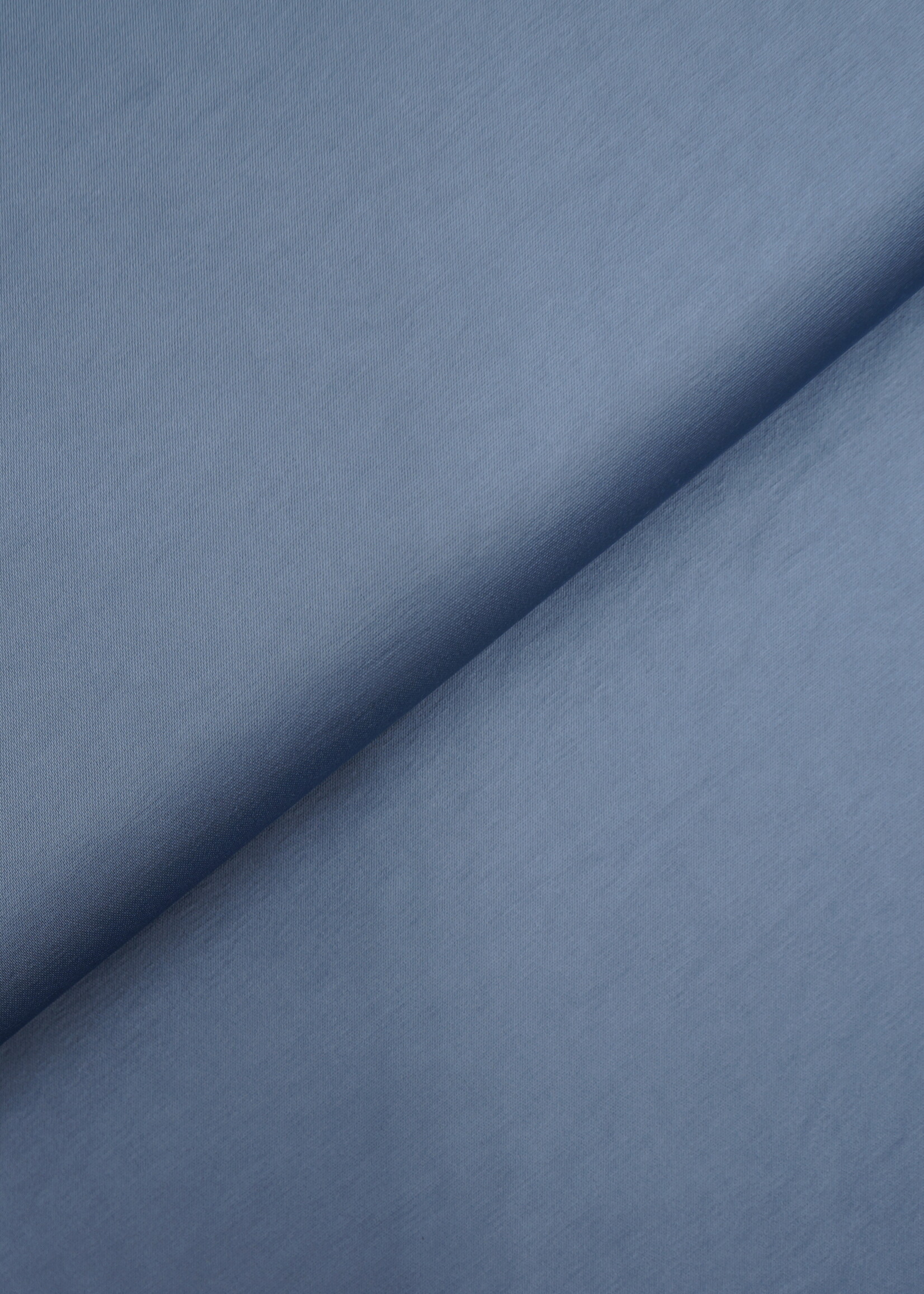 A La Ville viscose polyester satijn zwaar blauw