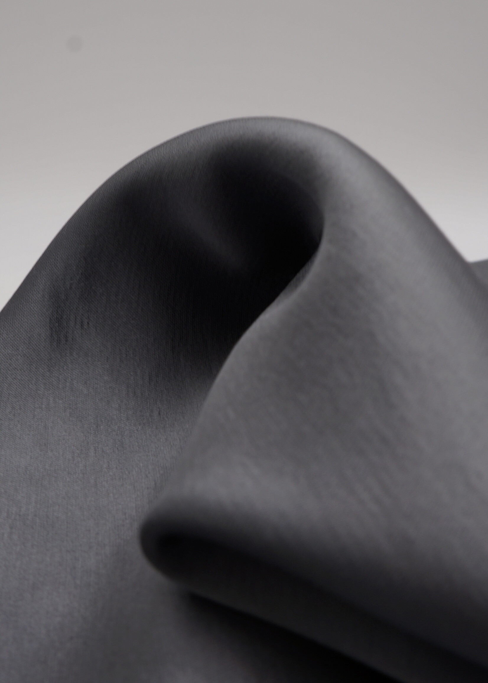 A La Ville viscose polyester satijn zwaar grijs