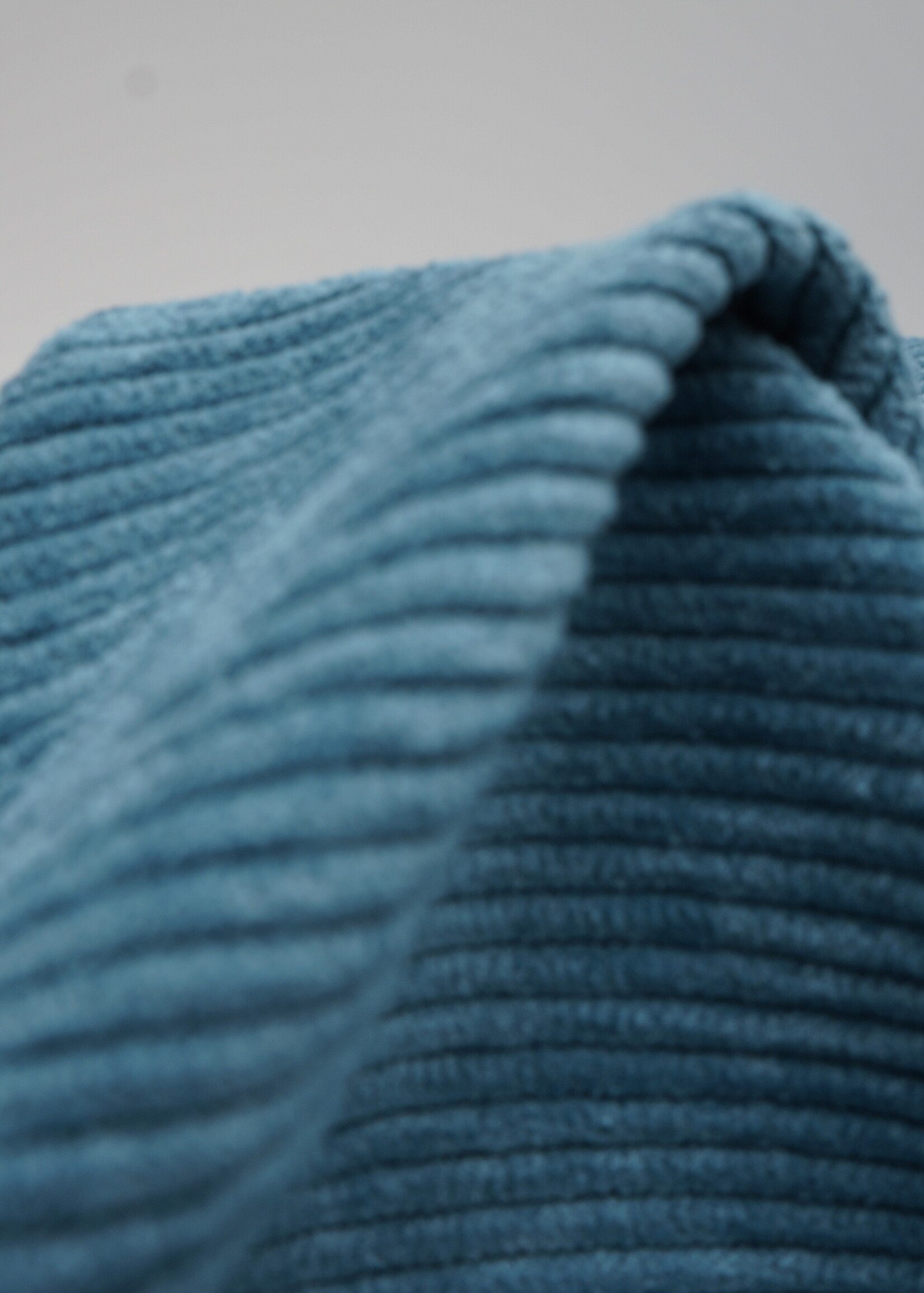 A La Ville ribfluweel petrol