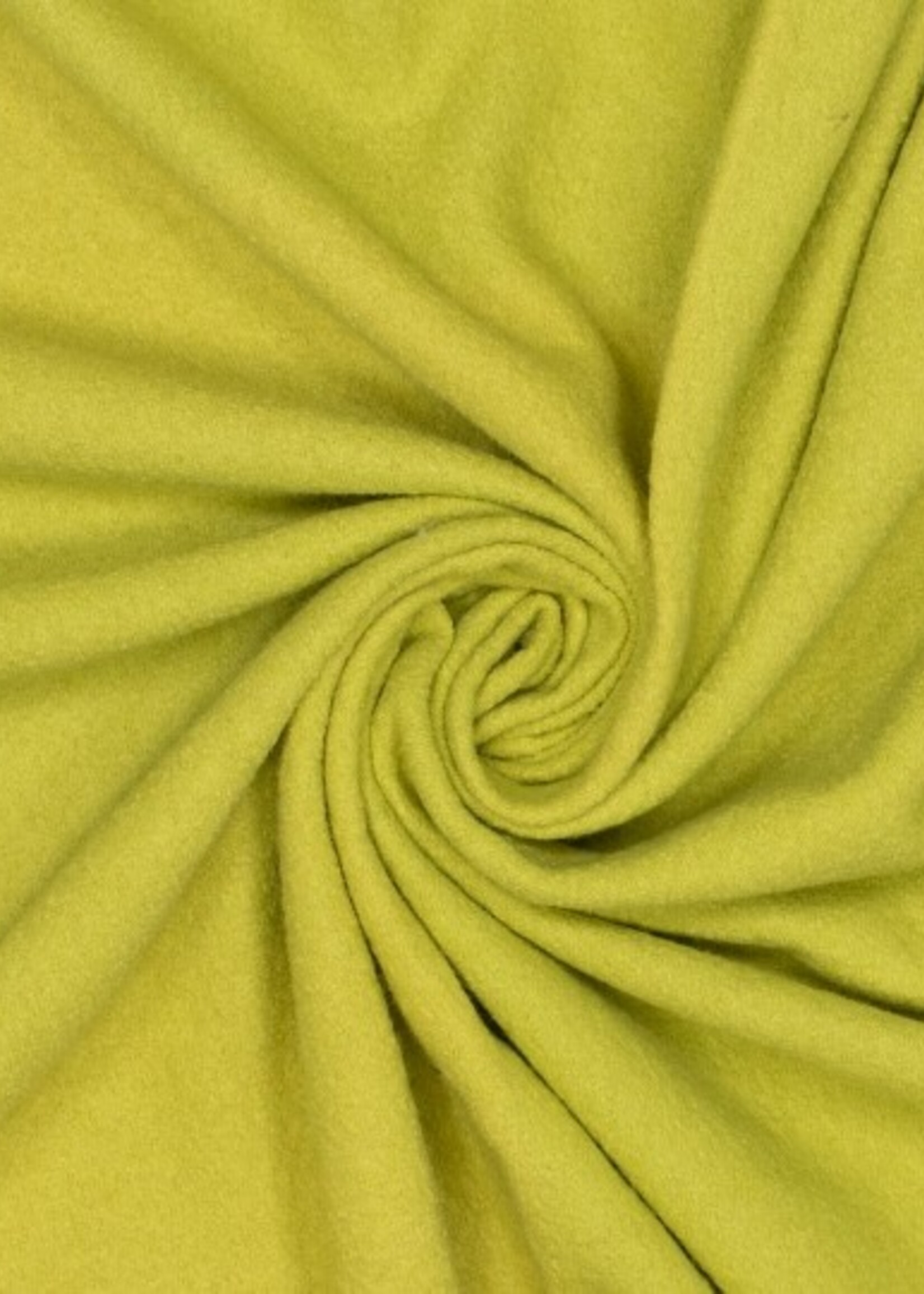 mantel boiled wool groen