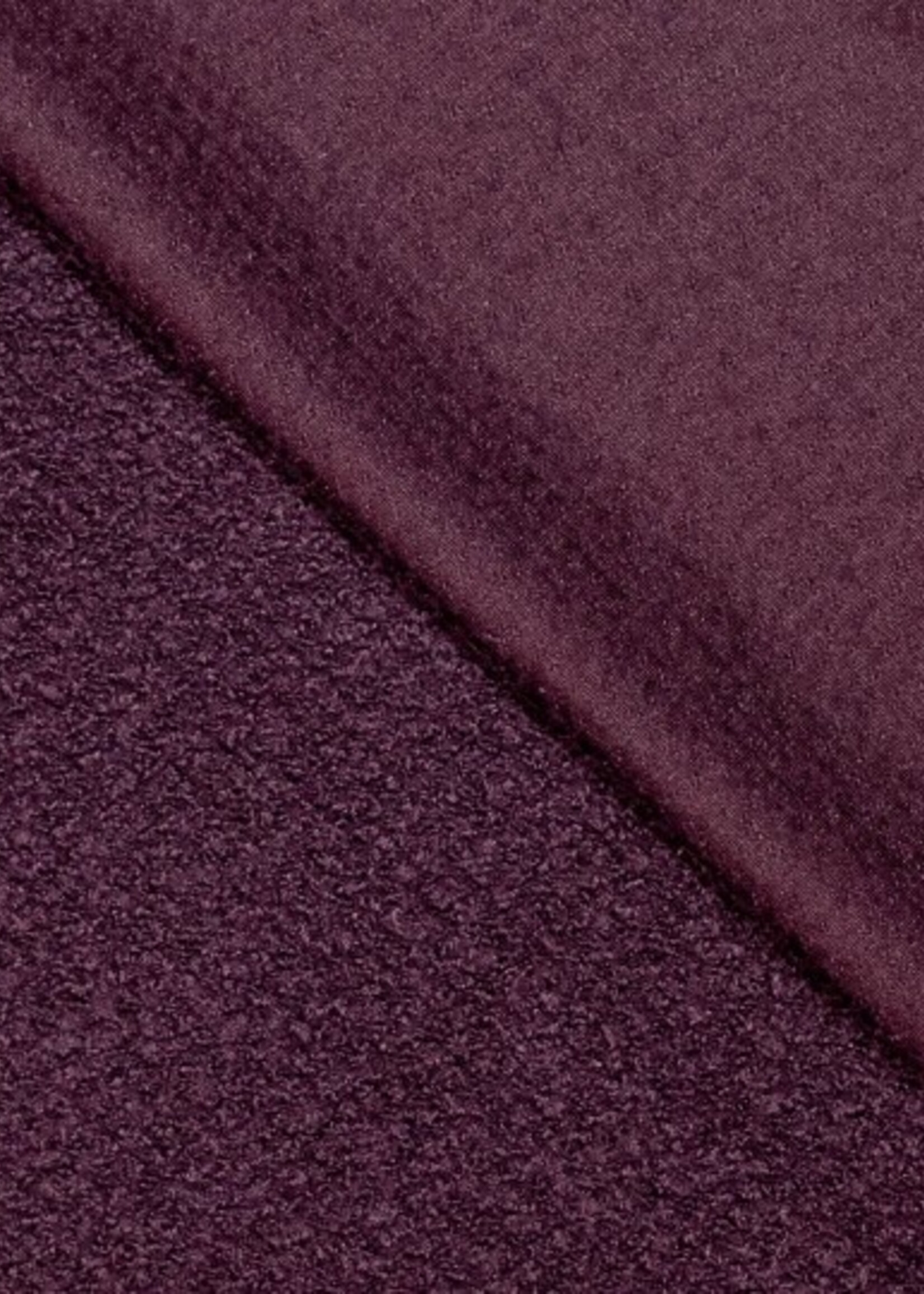 Mantel boucle italian plum