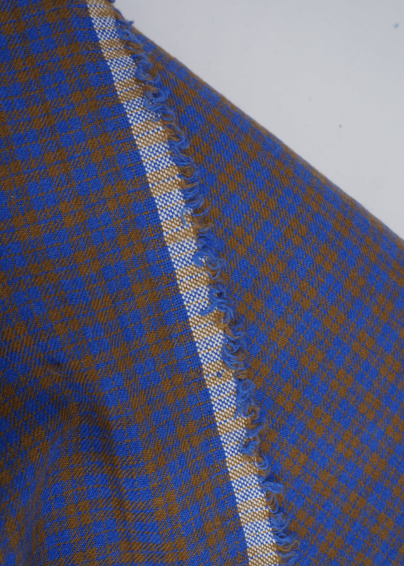 Favola ruitjes bruin blauw