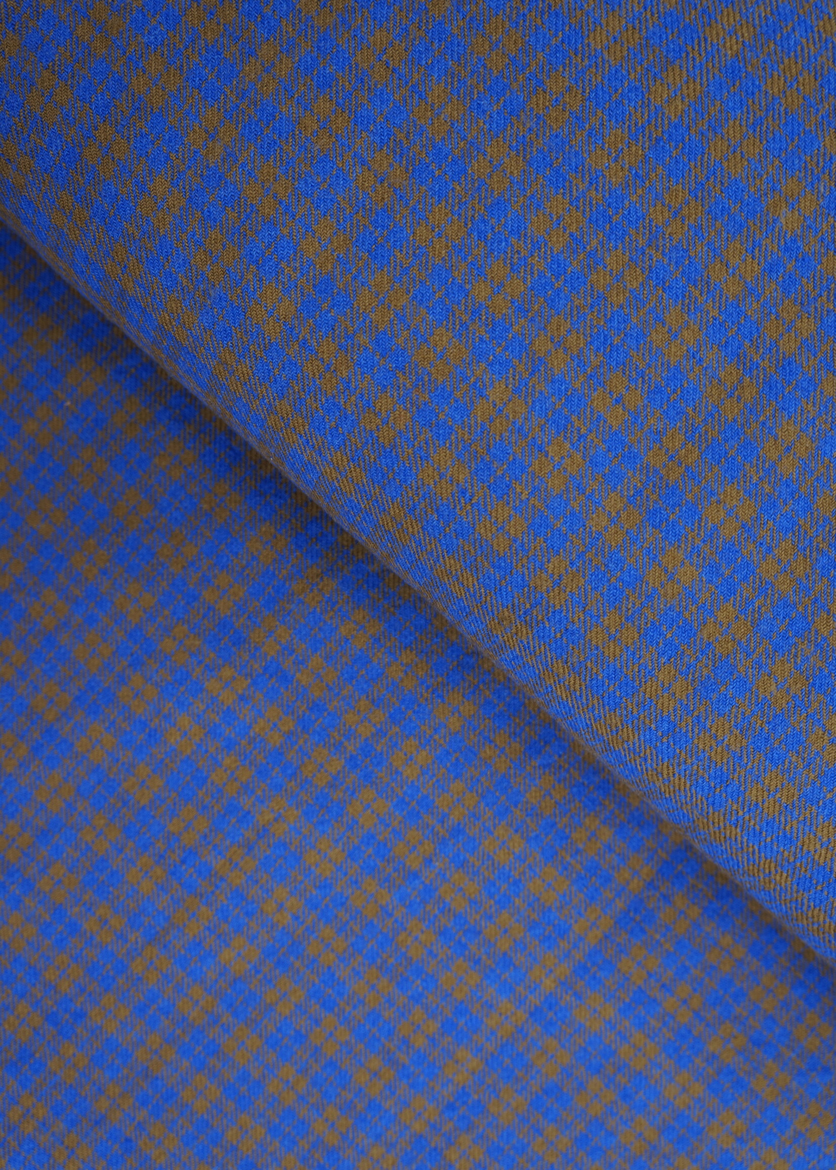 Favola ruitjes bruin blauw