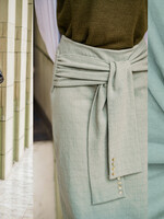 Fibre Mood Katoen crepe grijsblauw