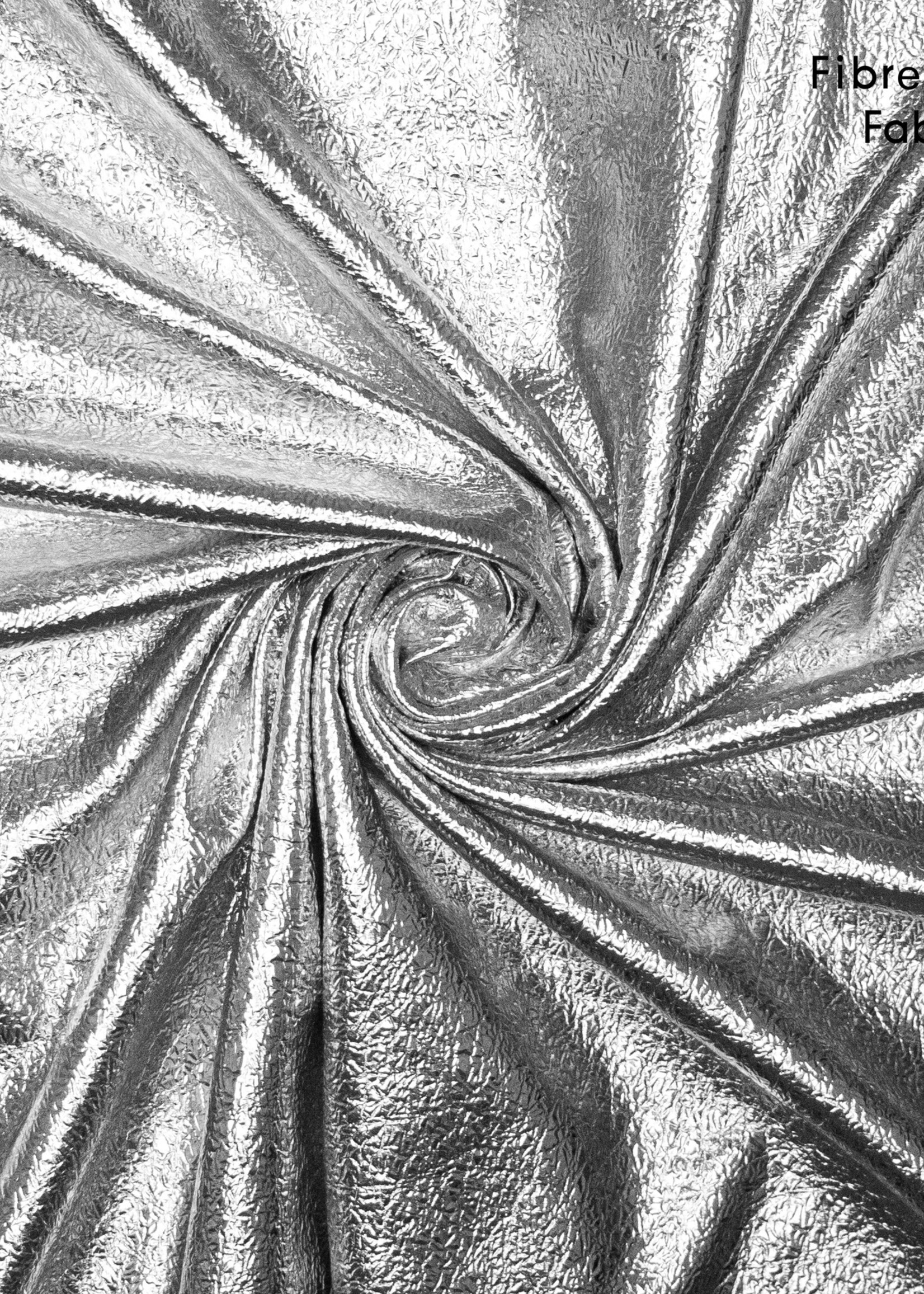 Fibre Mood foil crackle brushed zilver