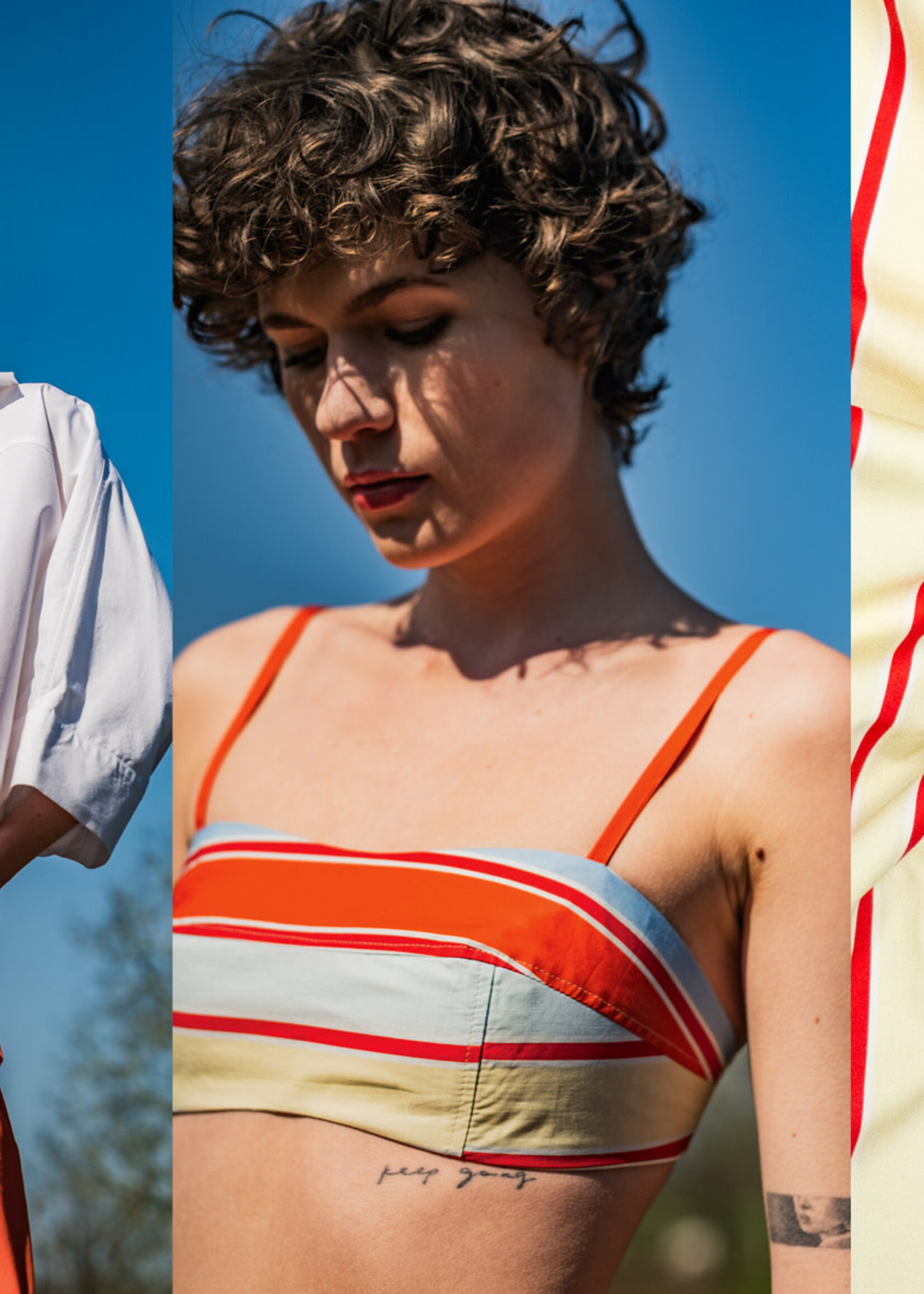 Fibre Mood katoen streep kleur