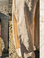 jeans beige structuur