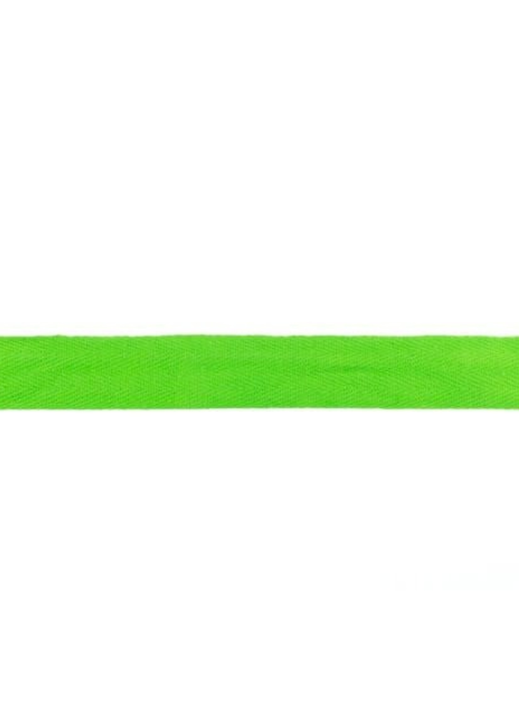 Keperband 25 mm - Lime (per meter)