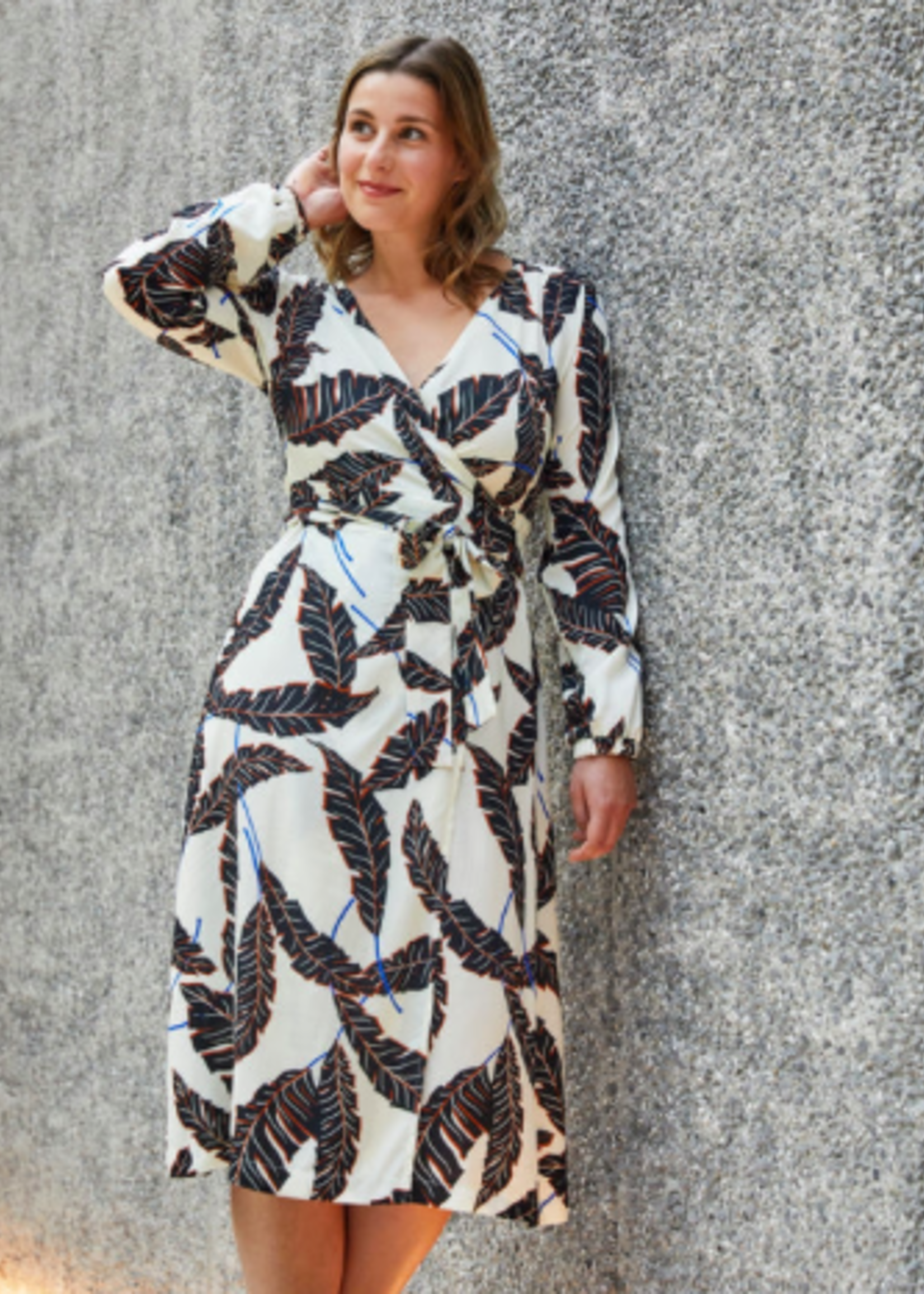 Atelier Jupe Naaipatroon - Atelier Jupe - Savannah wrap dress