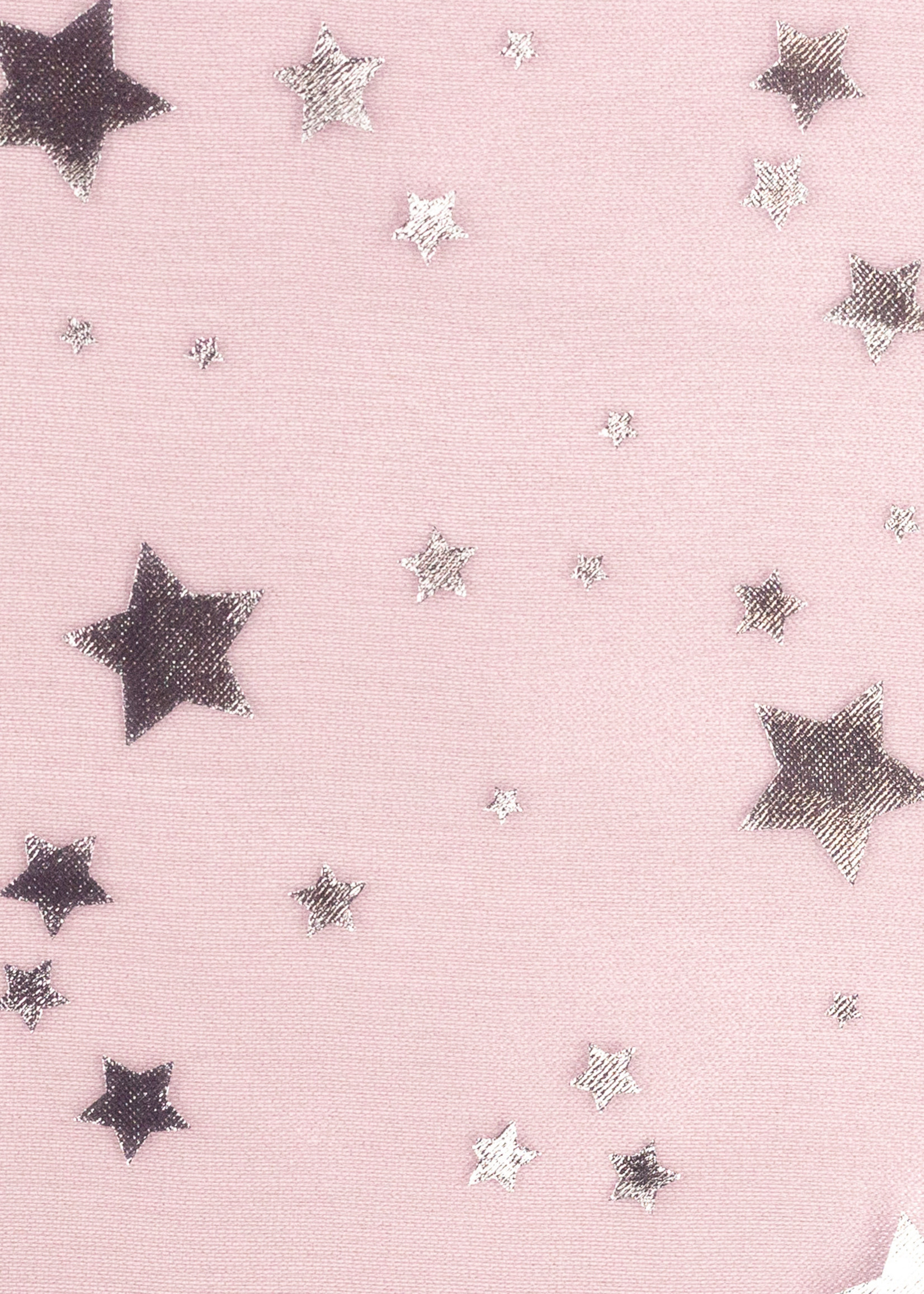 * Stof Organza - Stars - Pink