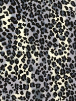 * Soepelvallende Stof  - Animal Print Blue-Grey