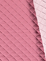 ° Stof Double Gauze - Quilted - Roze