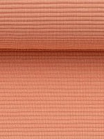 ° Stof Structuurtricot - Stripes - Abrikoos