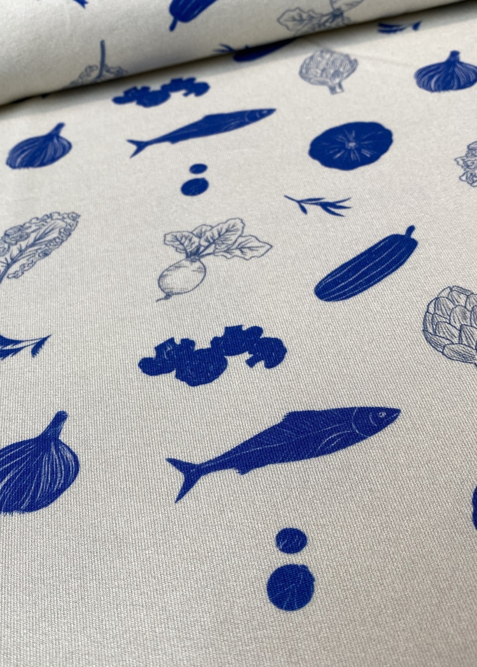 Capsule Fabrics * Stof BIO French Terry - De Stoffenkamer & Flore Deman - The Household - Kitchen