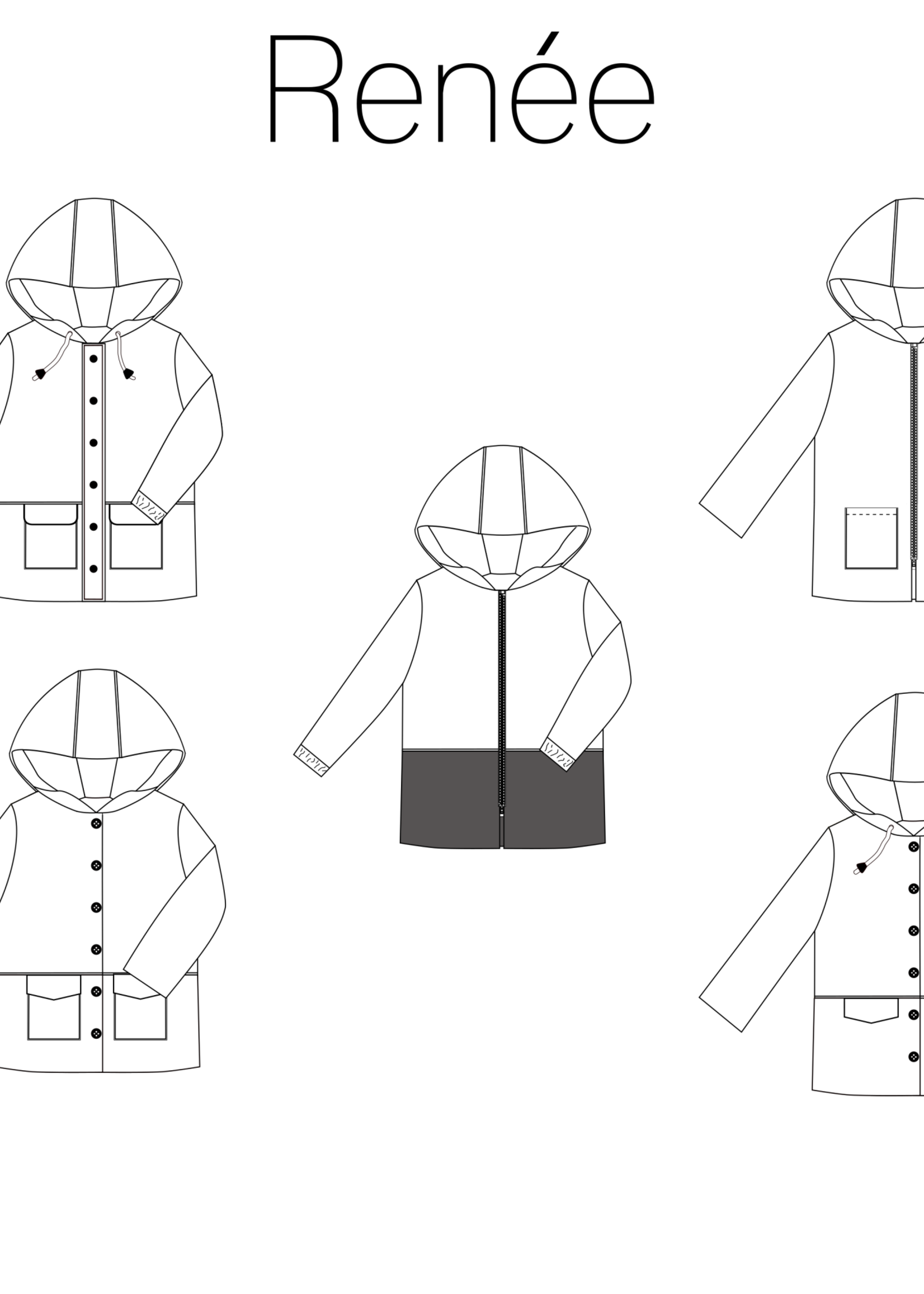 Iris May Patterns ° Naaipatroon - Iris May Patterns - RENEE (maat 86 - 152)