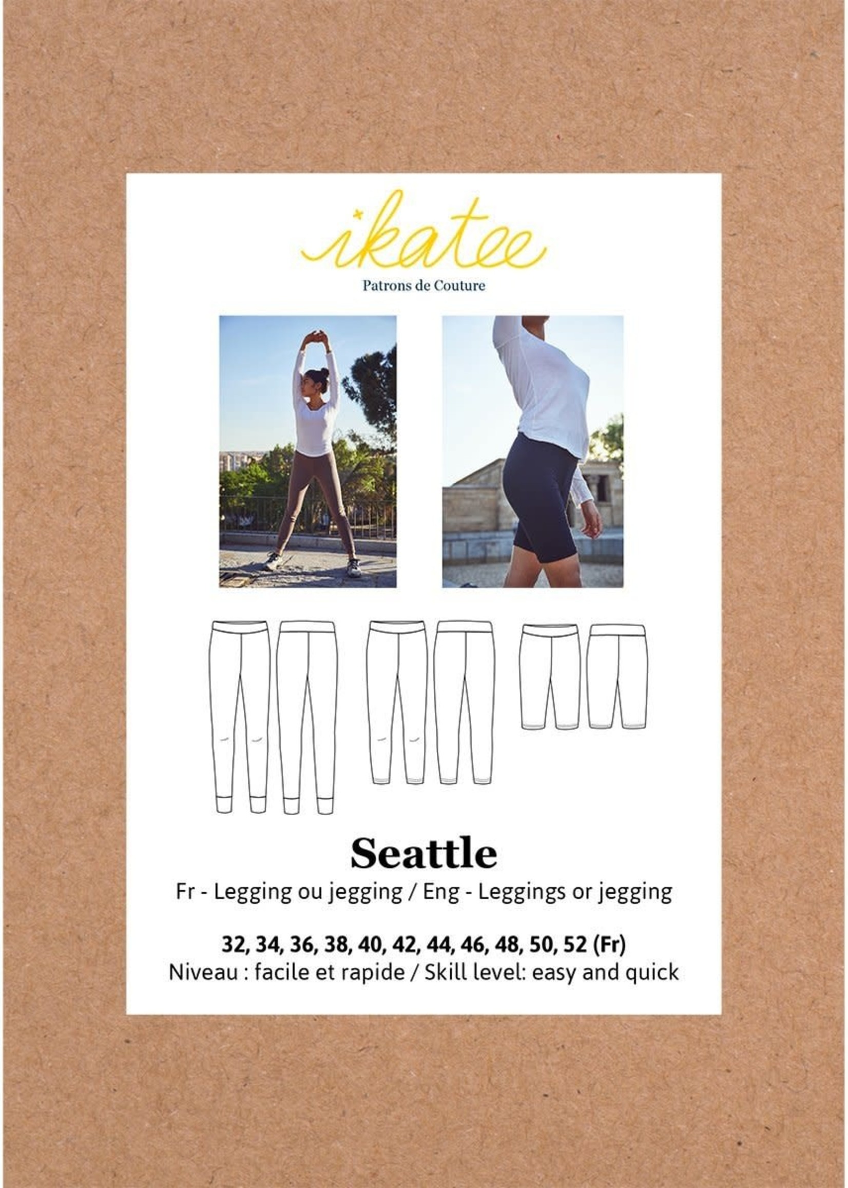 Ikatee Naaipatroon - Ikatee - Seattle (dames 32 - 52)