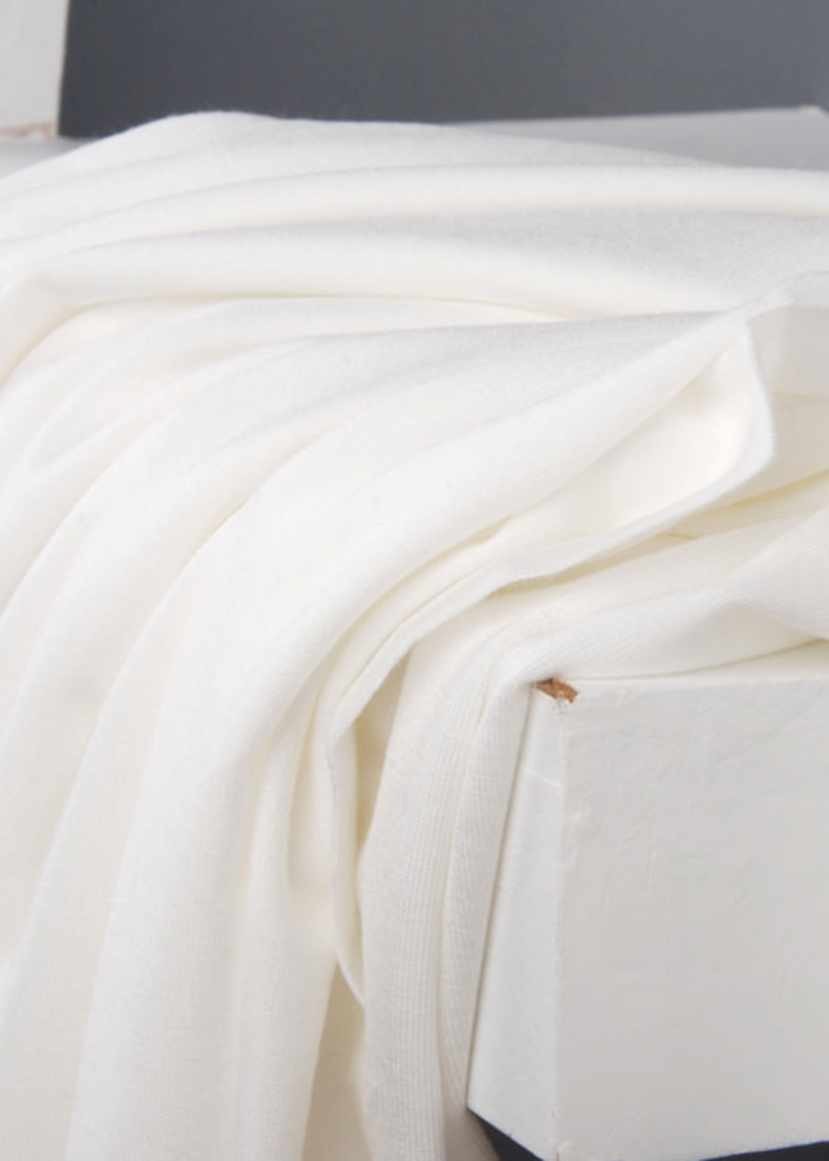 ° Stof Tencel Tricot - Wit