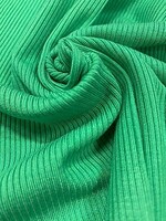 A La Ville ° Stof Viscosetricot met Structuur - A la Ville - Green Stripes