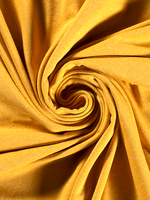 Stof Recycled Tricot - Okergeel Melange