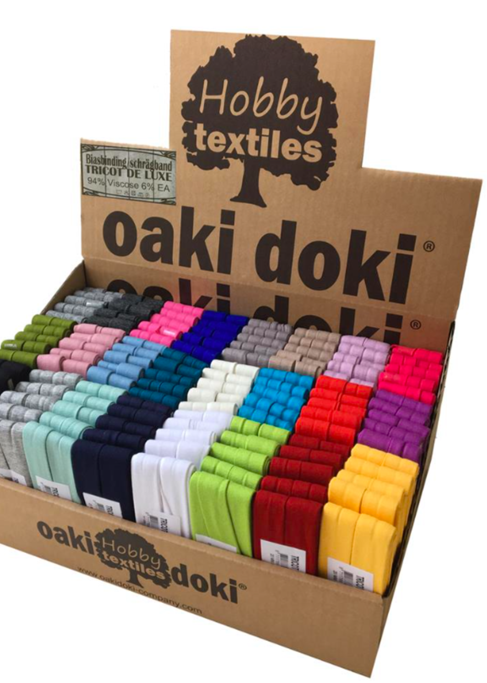 Oaki Doki ° Elastische Biais - Oaki Doki - Wit (300)