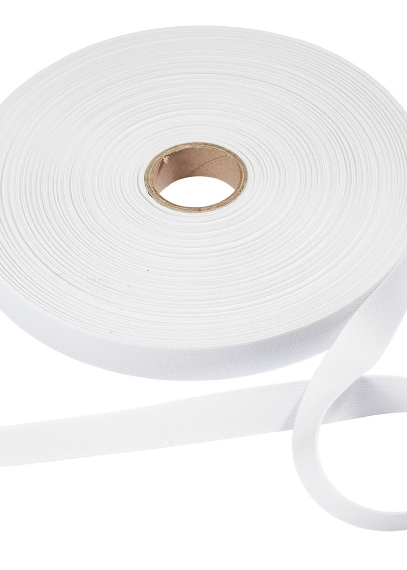 ° Bandelastiek 25 mm - Wit